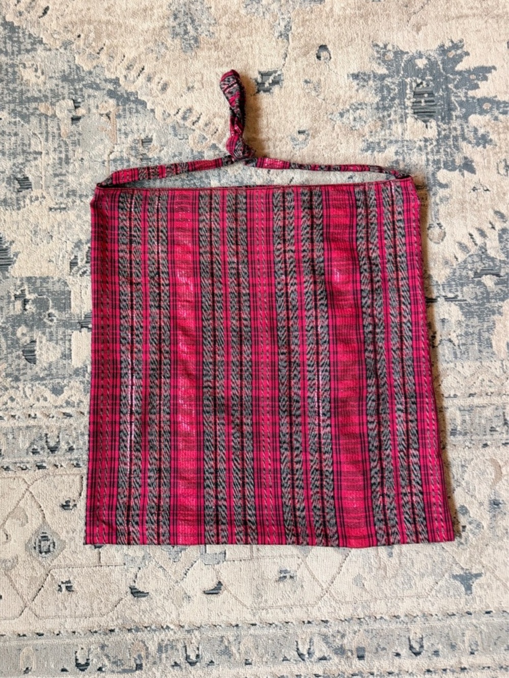 Authentic Guatemalan Pink Tote Bag